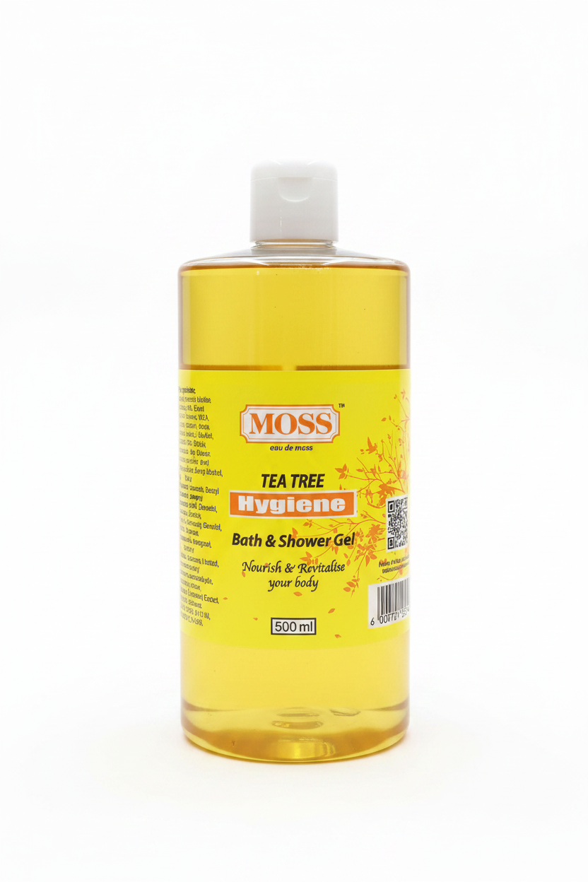 MOSS Tea Tree Bath & Shower Gel – Enhanced